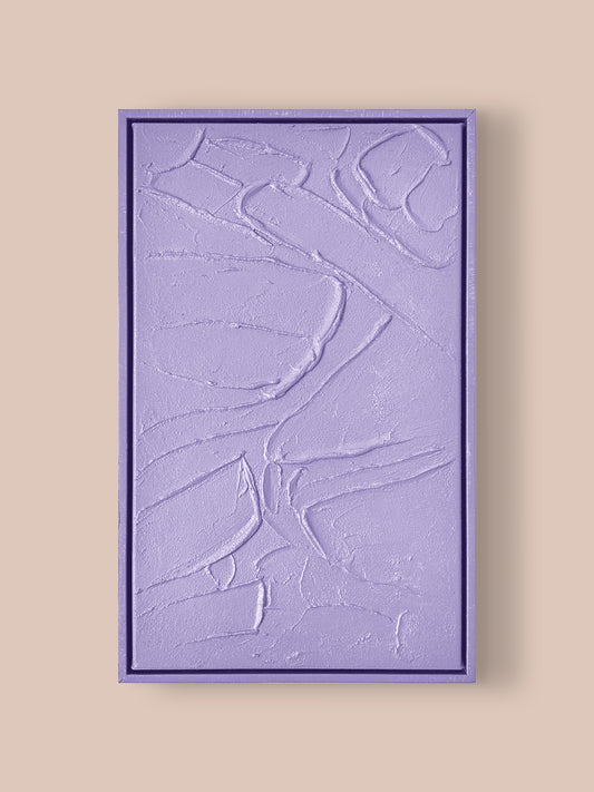 LAVENDER TEXTURED PAINTING